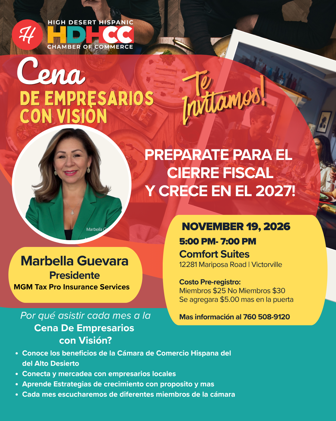 Cena De Emprasarios